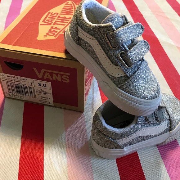 glitter vans size 3